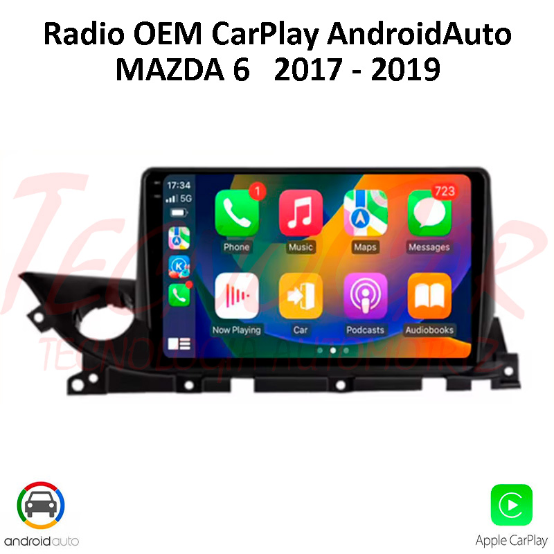 RADIO MAZDA 6  2017-2019  CARPLAY  / ANDROID AUTO 9.1"